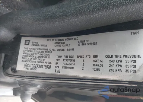 2010 Chevrolet Colorado 1Lt from USA, damaged, VIN 1GCJTCDEXA8115520